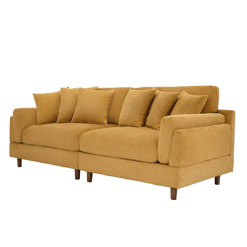 90 inch Deep Seat Sofa Comfy Couch for Living Room