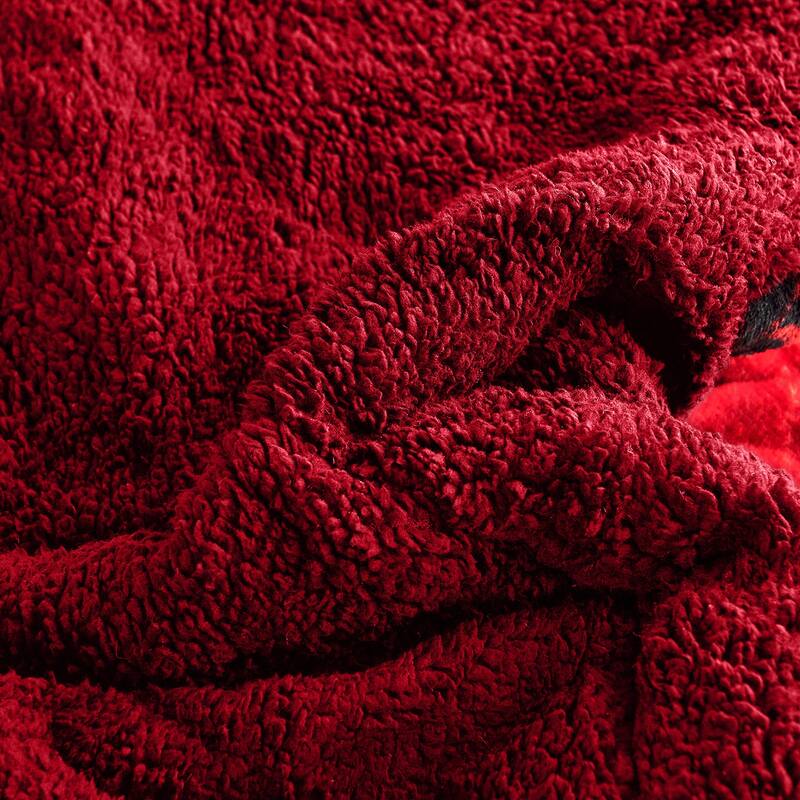 3 piece Fleece/ Sherpa Comforter Set