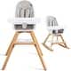 preview thumbnail 1 of 23, Costway 3-in-1 Convertible Wooden Baby High Chair w/ Tray Adjustable
