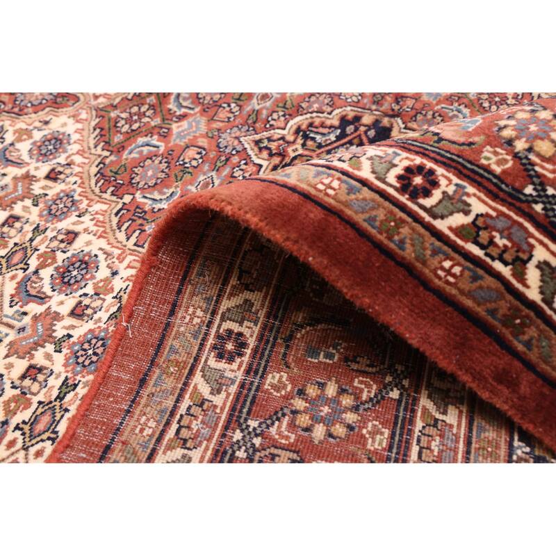 ECARPETGALLERY Hand-knotted Royal Mahal Cream Wool Rug - 5'6 x 7'5