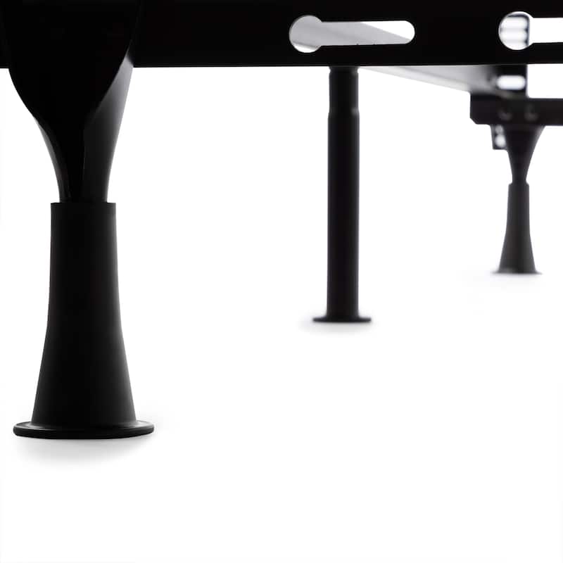 Brookside Universal Adjustable Metal Bed Frame with Center Support - Wheels or Glides