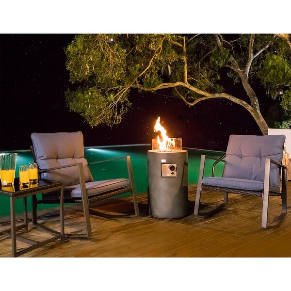 Fire pit store bistro set