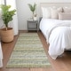 preview thumbnail 32 of 47, Premium Washable Super Soft Abstract Ombre Stripes Mayfield Rug Sage - 2' 3" x 7' 6" - Runner