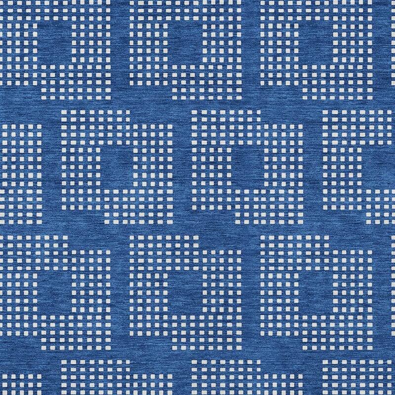 HomeRoots Geometric Transitional Rectangle Outdoor Rug