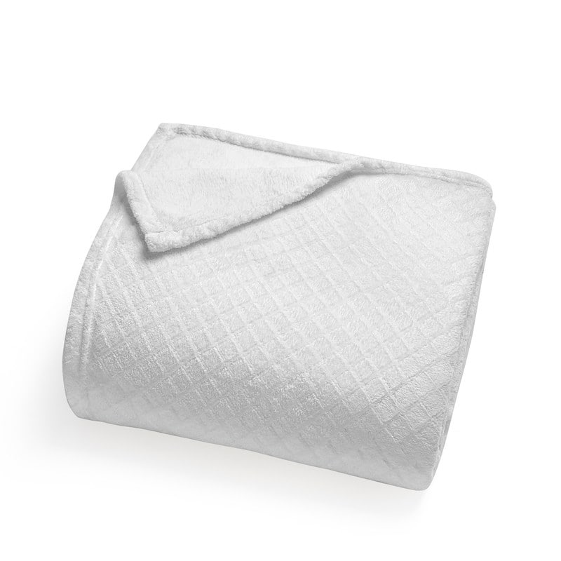 Superior Alaska Quilted Diamond Plush Fleece Blanket For Couch or Bed