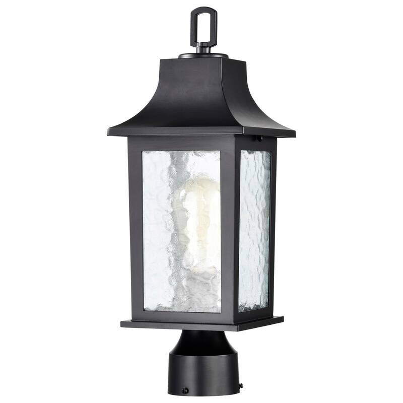 Nuvo Lighting 60/5957 Stillwell 17" Tall Post Light with Water Glass