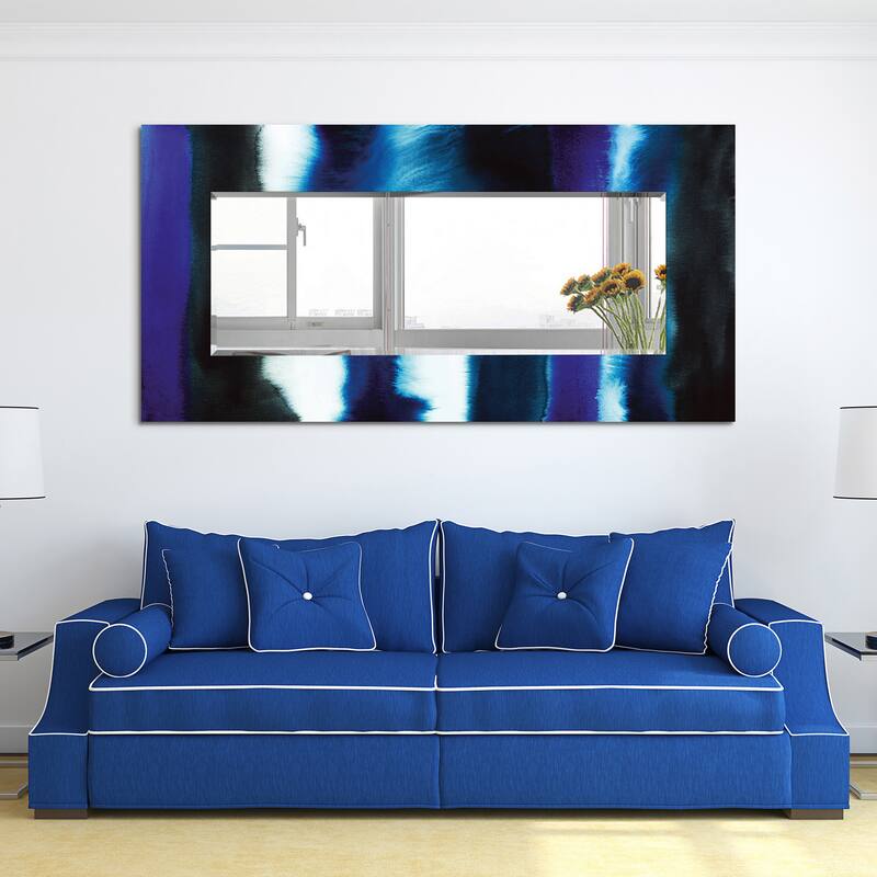 Abstract Rectangular Beveled Wall Mirror, Leaner,Large Mirror, Bathroom Mirror,Cheval Mirror,Ready to Hang