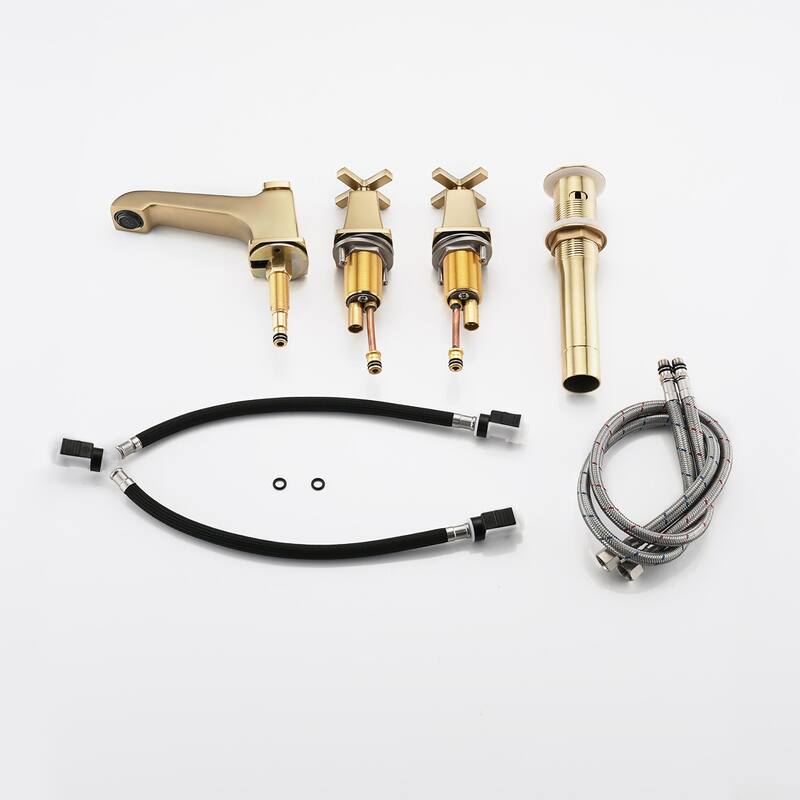 Double Handle Widespread Bathroom Faucet