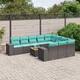 Option Black-2x corner+6x middle+table+2x sofa