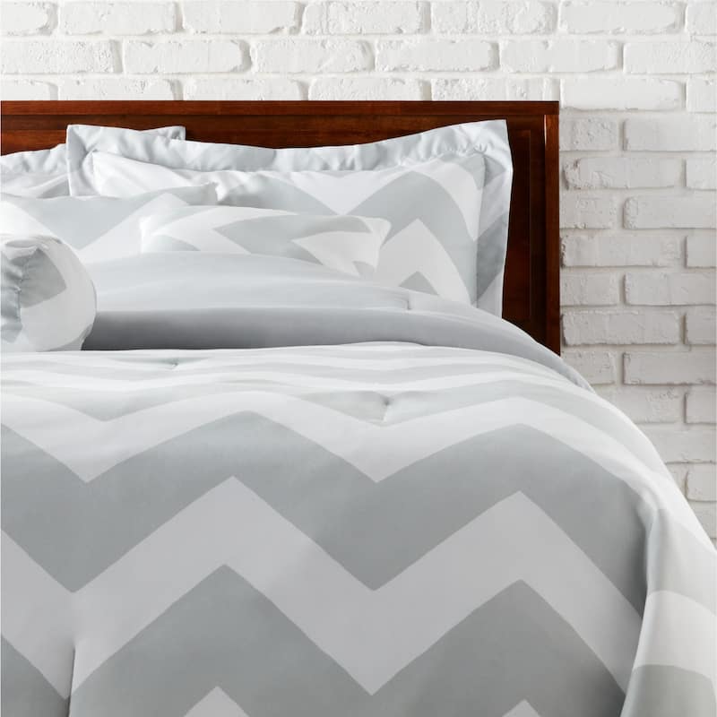 3 Piece Chevron Duvet Cover & Sham Covers Set
