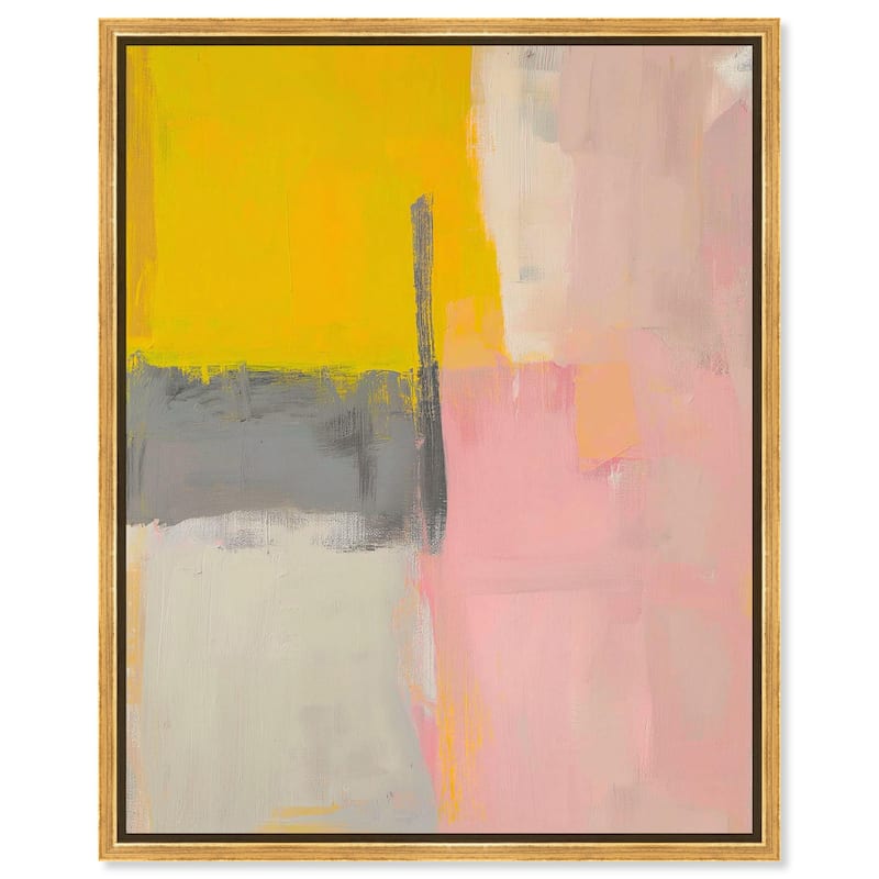 Tangerine Blush II Canvas by Art Remedy - 16" x 20" - Gold