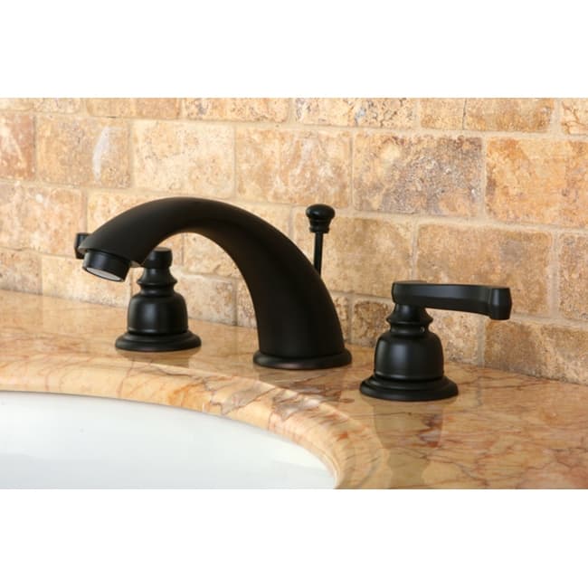 Kingston Brass 1.2 GPM Widespread Bathroom Faucet with Pop-Up Drain