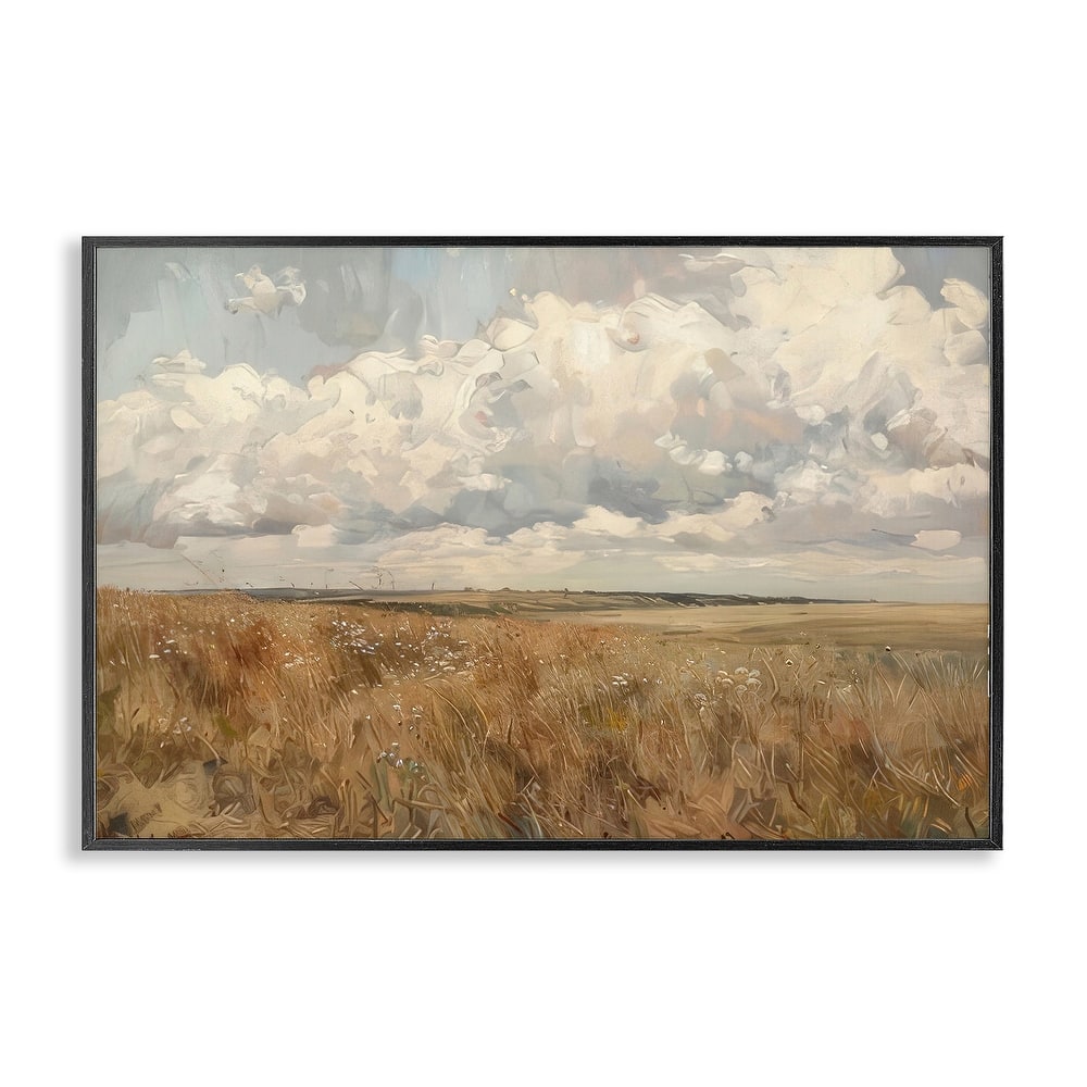 Stupell Wide Open Farm Field Framed Giclee Art Design By LSR Creative Studio
