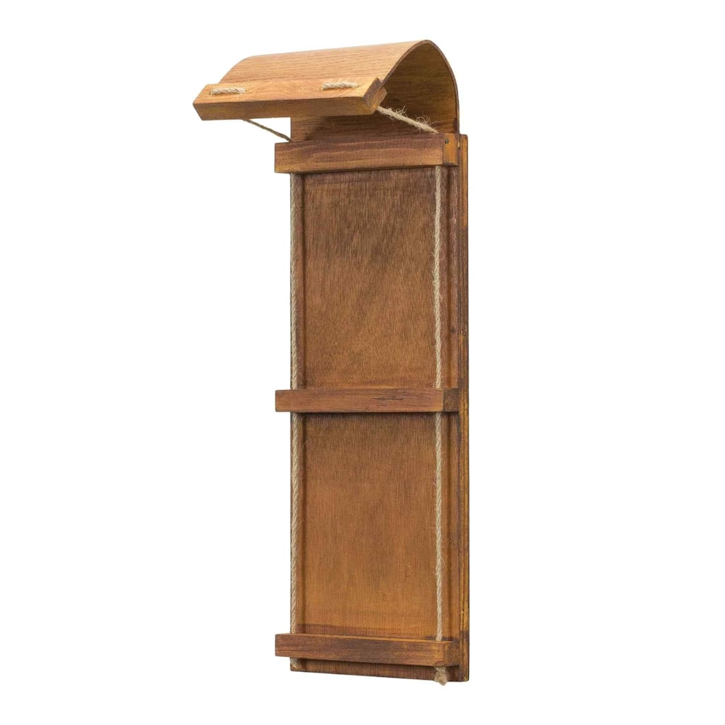 Toboggan Sled Christmas Decorations - 16.5" - Brown - Set of 2