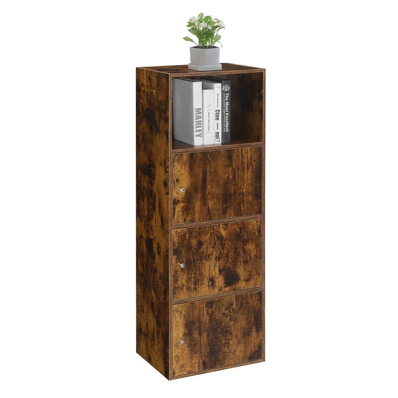 Convenience Concepts Xtra Storage 3 Door Cabinet with Shelf