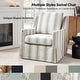 preview thumbnail 21 of 43, Stan Farmhouse Slipcover Rocking Swivel Chair Set of 2 by HULALA HOME