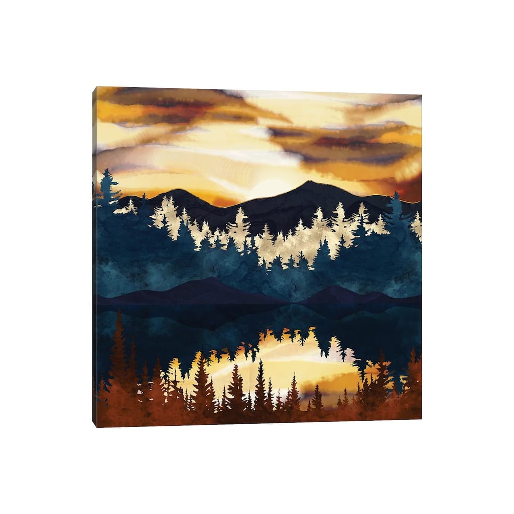 iCanvas "Fall Sunset" by SpaceFrog Designs Canvas Print