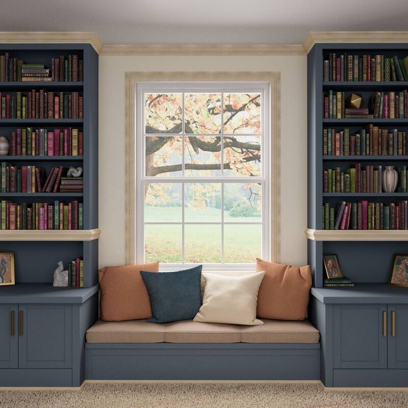 WM887: 3/8-in D x 1-1/4-in W x 96-in L Americraft Solid Hardwood Stain Grade S4S E1E Stop 887 Moulding