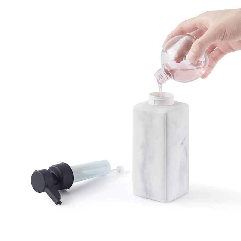 DKNY Touchless Marble Sensor Pump - White