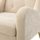 preview thumbnail 20 of 53, Hyperboreüs Upholstery Accent Armchair with Tufted Back by HULALA HOME