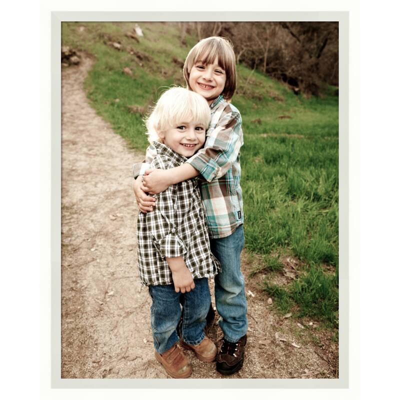 Lucie Black Framed Picture Frame, Photo Frame - 11x14 - Lucie White