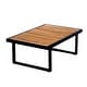 preview thumbnail 10 of 15, Christopher Knight Home - Mason 3-Piece Acacia Wood and Metal Patio Sofa Set for Stylish Outdoor Comfort