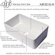 preview thumbnail 4 of 4, ALFI brand ABF3018 30" White Thin Wall Single Bowl Smooth Apron Fireclay Kitchen Farm Sink