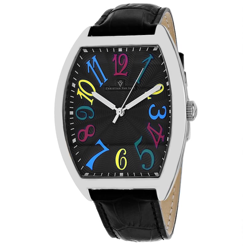 Christian Van Sant Men's Royalty II Black Dial Watch - CV0372 - 6 (36)