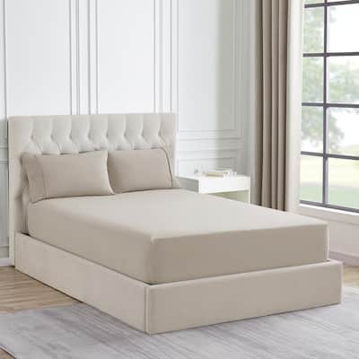 1500 Supreme Collection Microfiber Flannel Fitted Sheet