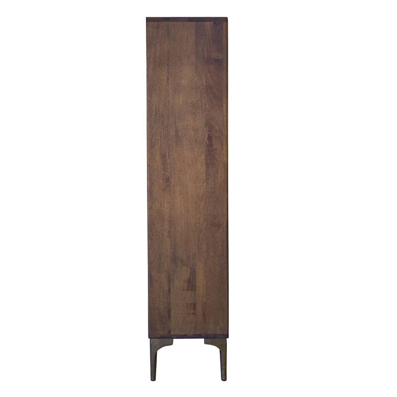 Vallarta Tall Two Tone Mango Wood Bookshelf