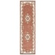 preview thumbnail 88 of 92, SAFAVIEH Handmade Aubusson Hrachuhi Traditional Wool Rug 2'3" x 8' Runner - Peach/Ivory