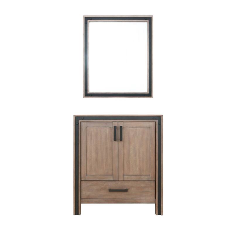 30-Inch Bathroom Vanity Cabinet with Storage Drawer & Mirror - Modern Freestanding Design
