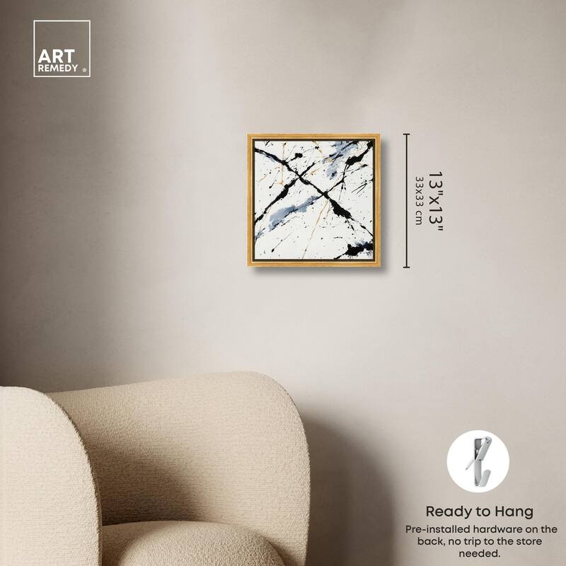 Splintered Impact II Canvas by Art Remedy