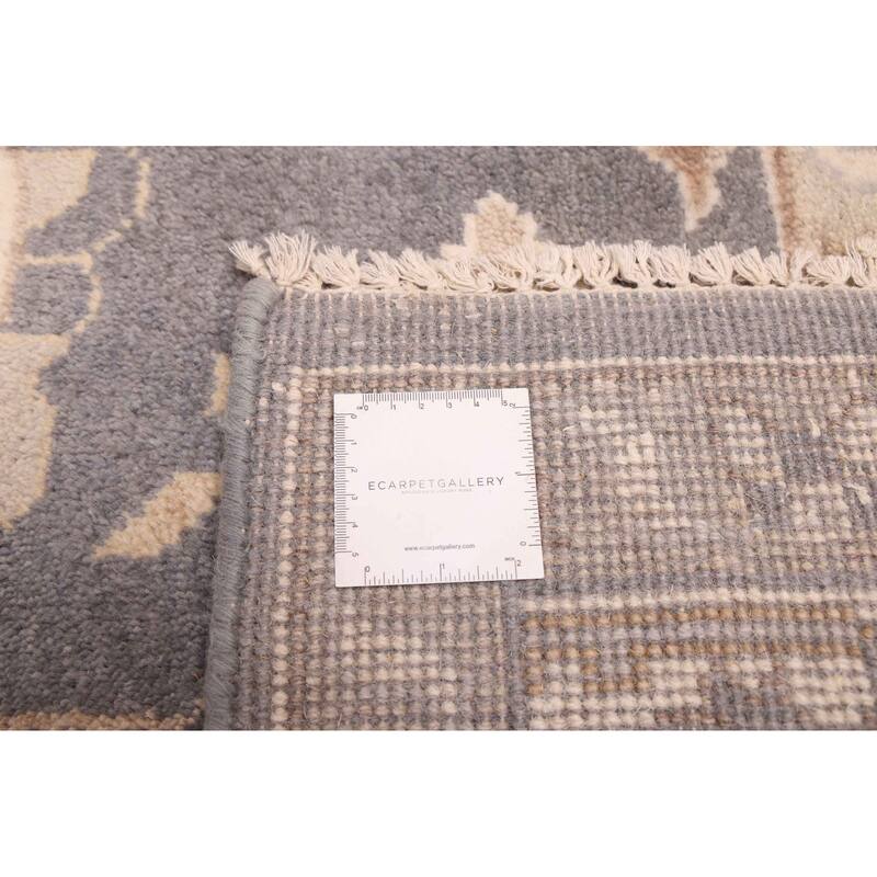 ECARPETGALLERY Hand-knotted Royal Oushak Grey Wool Rug - 7'11 x 9'10