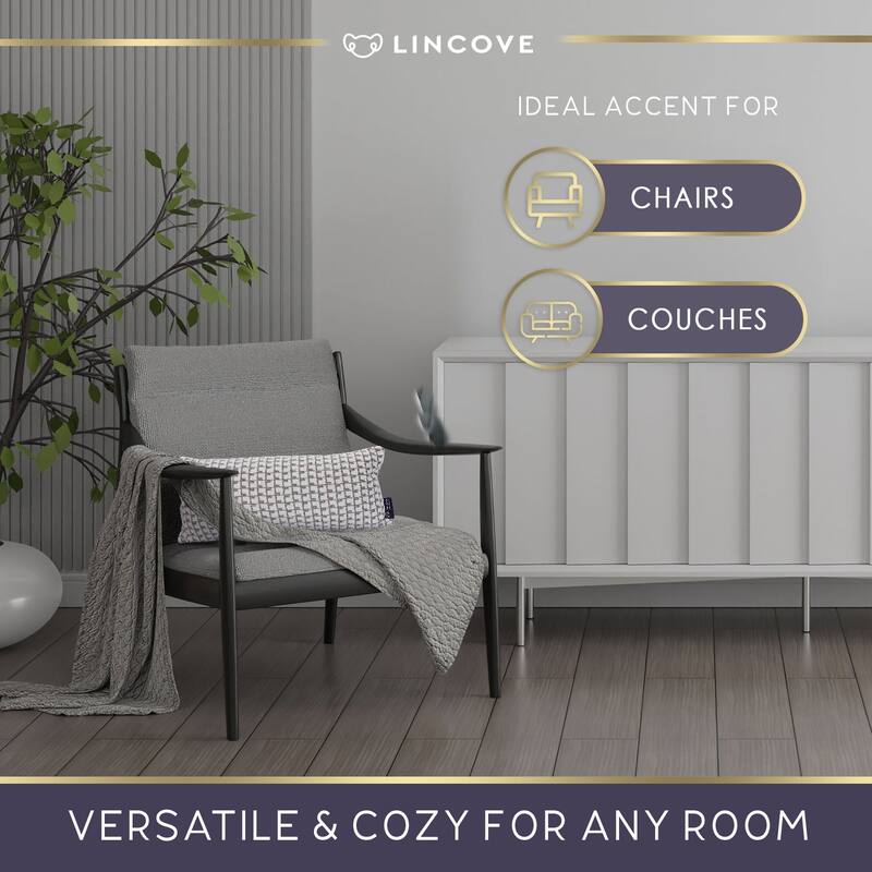 Lincove Accent Pillow Cover with Insert – Premium Quality, Soft Elegant Finish