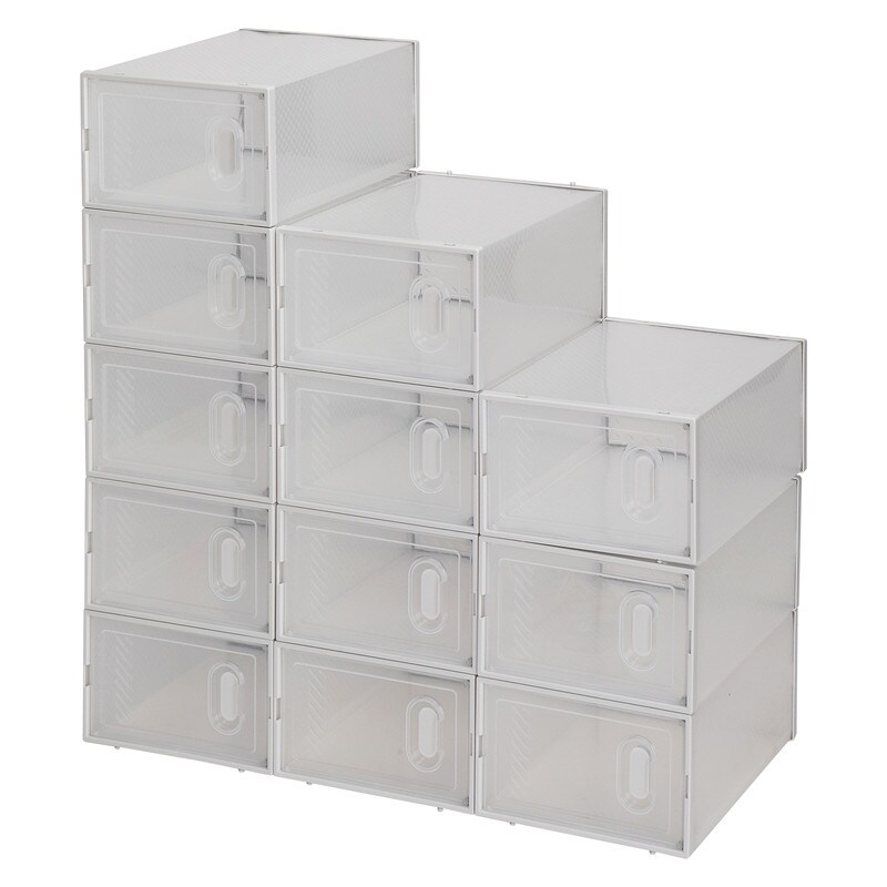 Bed bath and beyond drop front shoe box sales