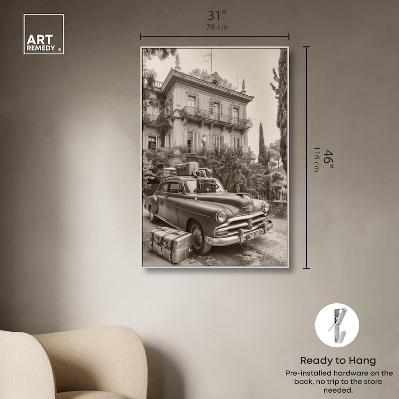 Pack Up the Car Canvas by Art Remedy