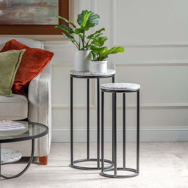 Katie Set of Two Terrazzo Tables. Opens flyout.
