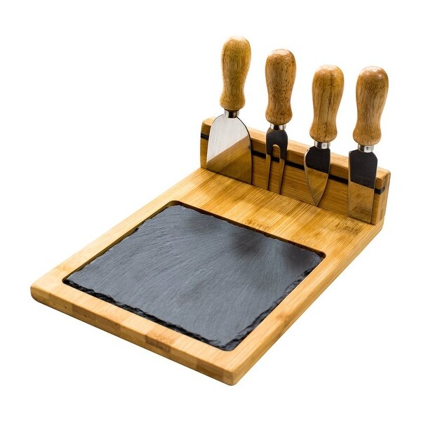 Chefs Basics Select 6-Piece Slate Cheese Board Set ...