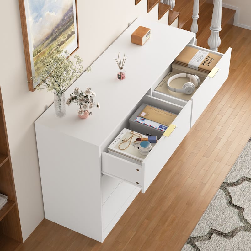 Simply Modern 6-Drawer Dresser, Chest of Drawers for Bedroom, Living Room, Hallway, and Entryway - Large Storage Cabinet