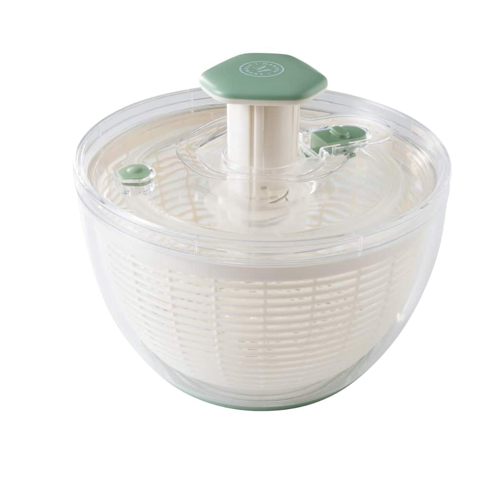 Martha Stewart Gulfwind 6.3 Qt Salad Spinner, Fruit Wahser, Fruit Washing Bowl with Strainer