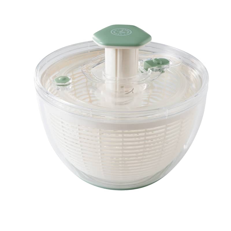 Martha Stewart Gulfwind 6.3 Qt Salad Spinner, Fruit Wahser, Fruit Washing Bowl with Strainer