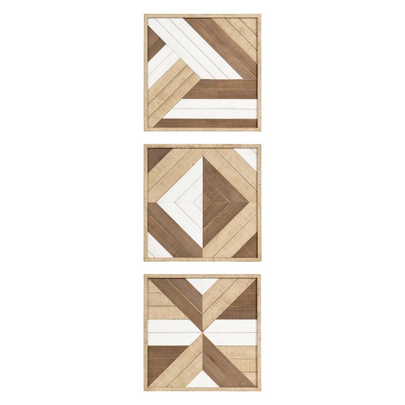 Kate and Laurel Ballez Wood Plaque Art Set