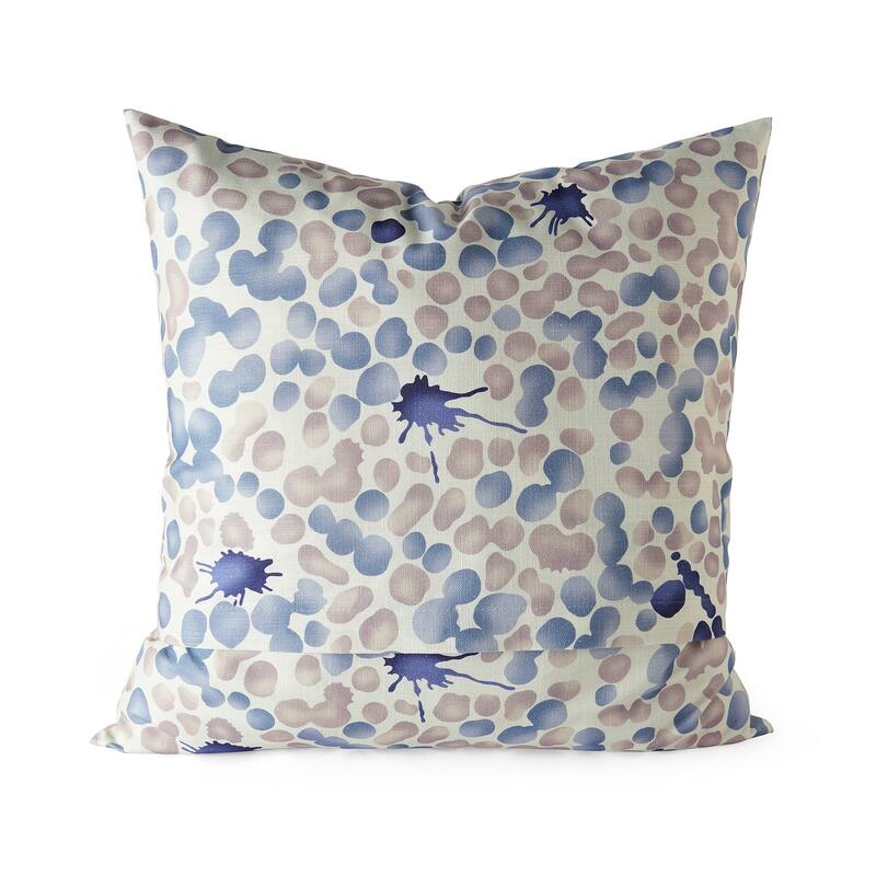 Exclusive Fabrics Printed Cotton Throw Pillow Covers 18 X 18 - Textured Decorative Pillow Covers (Set of 2)
