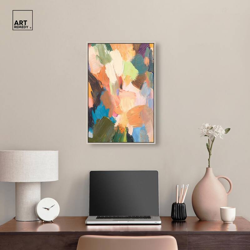 Chromatic Surge III Canvas by Art Remedy