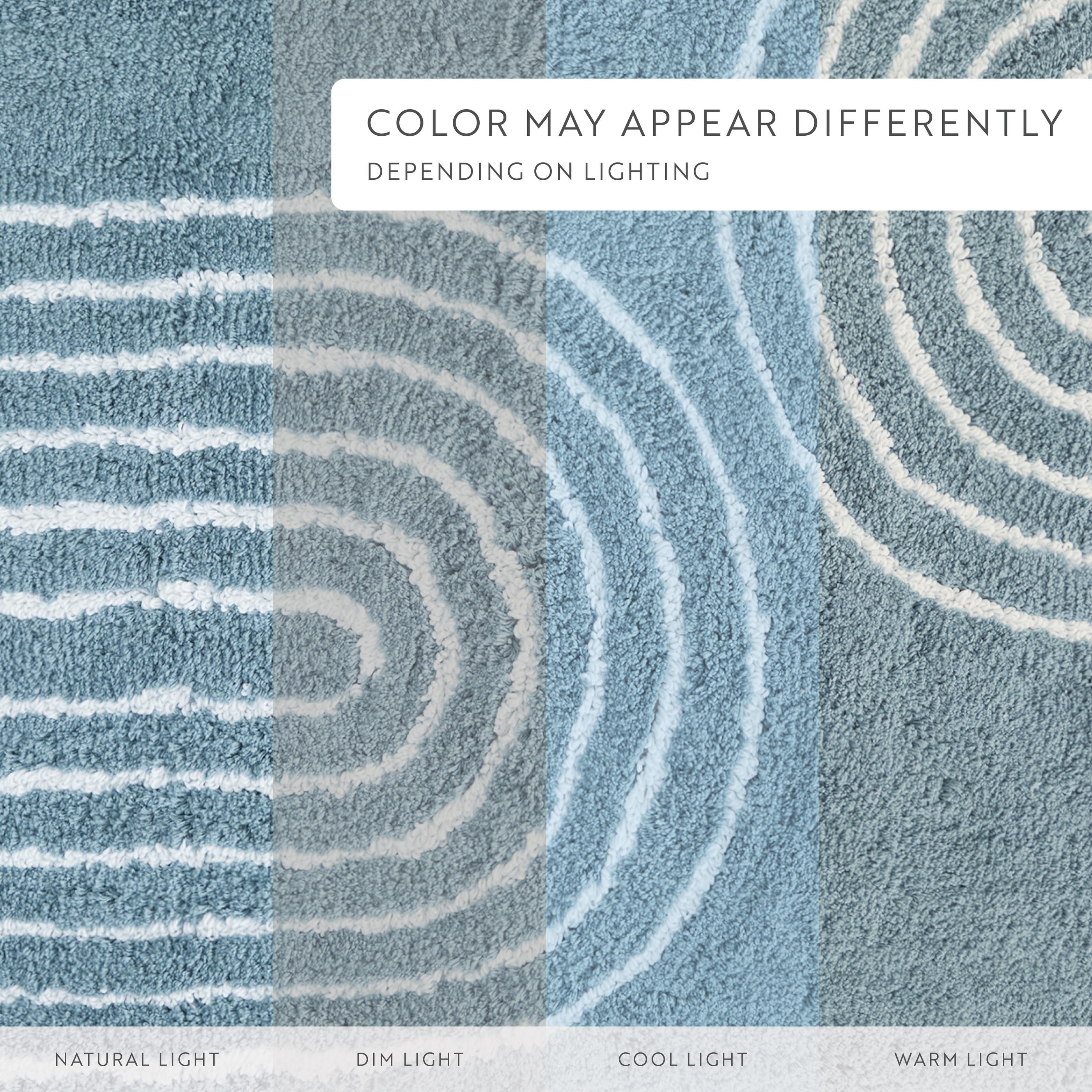 Becky Cameron 100% Cotton Modern Patterned Bath Mat