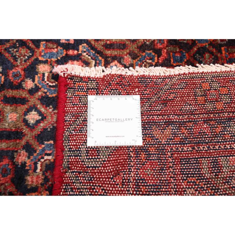 ECARPETGALLERY Hand-knotted Andelz Dark Navy Wool Rug - 3'6 x 9'6