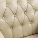 preview thumbnail 31 of 69, Tufted Vegan Leather Accent Chair Upholstered Armchair