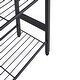 preview thumbnail 4 of 6, DN 4-Tier Metal Shoe Rack, Modern Multifunctional Shoe Storage Shelf with MDF Top Board, 1 pc per carton