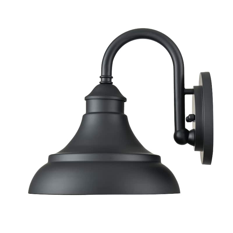Alvii 1-Light Outdoor Wall Sconce Powder Coated Black - Powder Coated Black